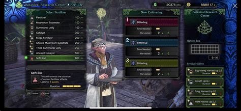 How to get upgraded fertilizers. : r/MonsterHunterWorld .